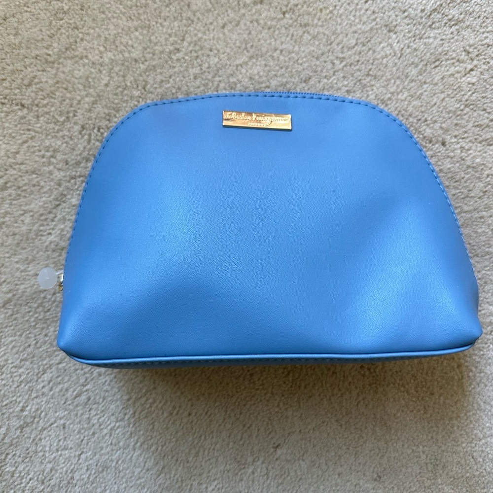 Salvatore Ferragamo Cosmetic Pouch - Light Blue